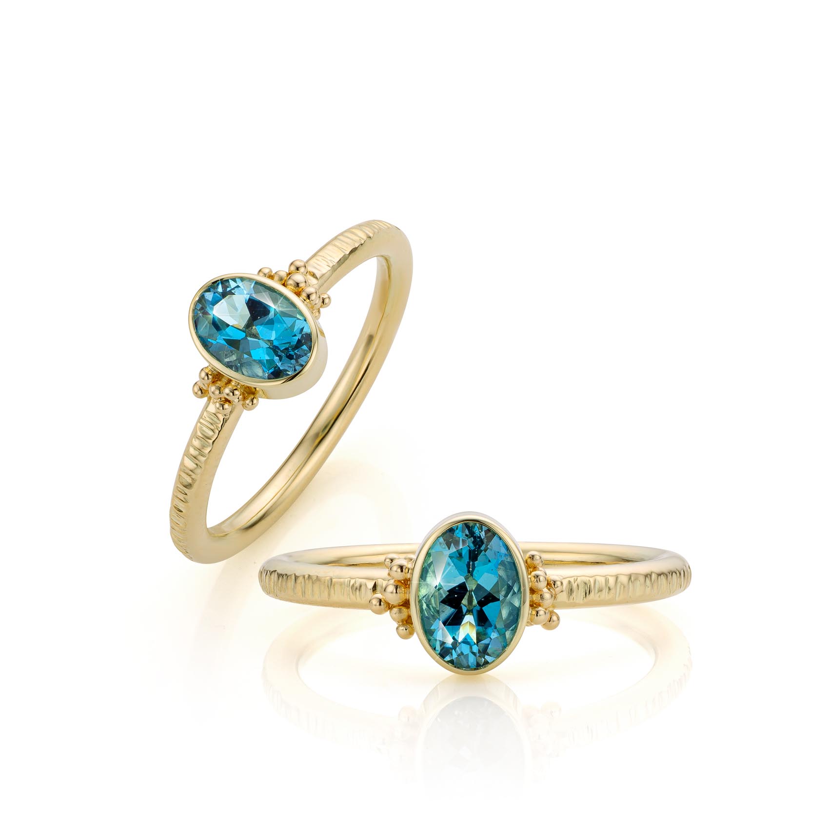 Elevance with oval aquamarine - Image 2