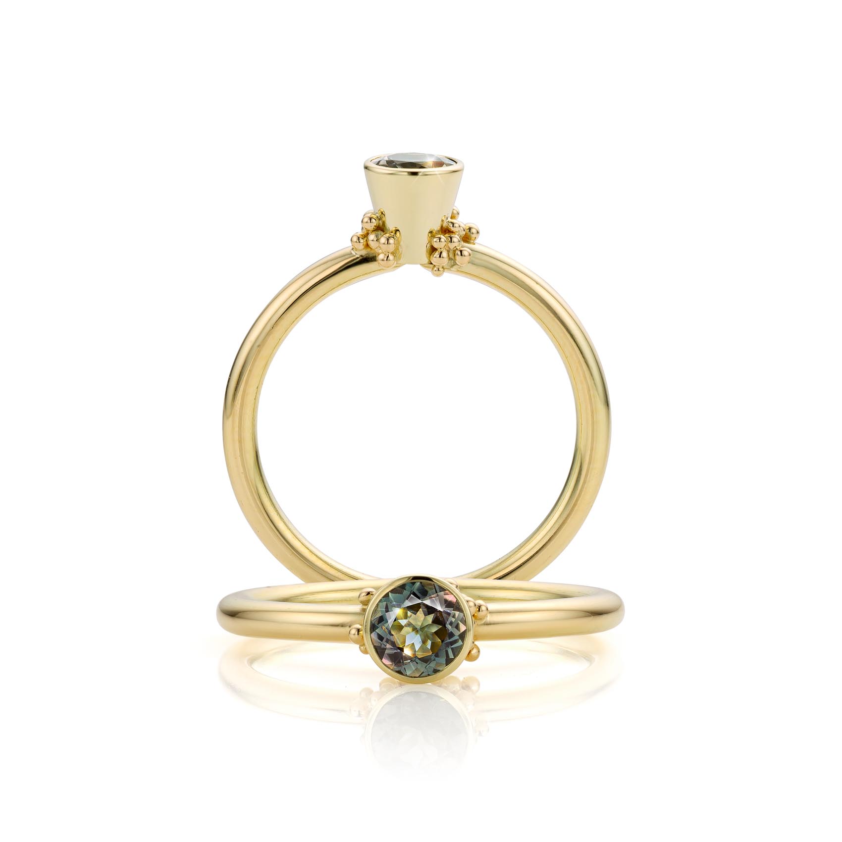 Elevance met grijs/roze bi-colour toermalijn - Image 3