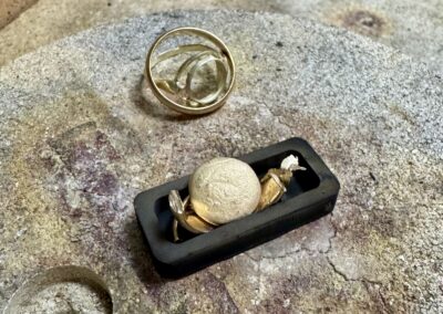 herinneringssieraad met goud van familie