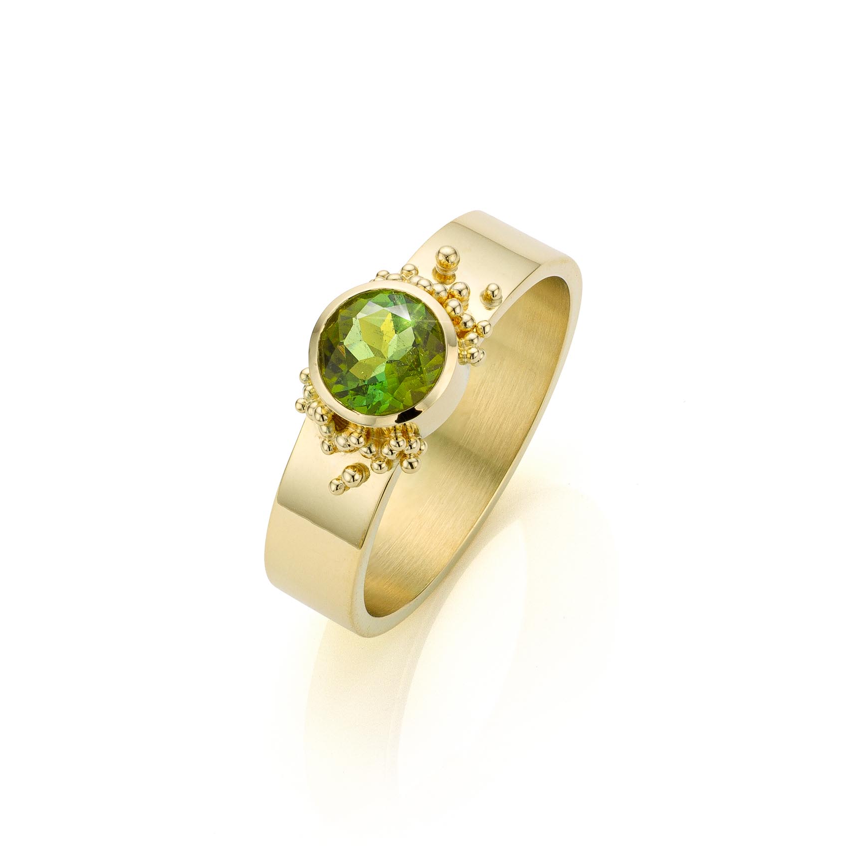 Sirius met ronde groene toermalijn - Afbeelding 5